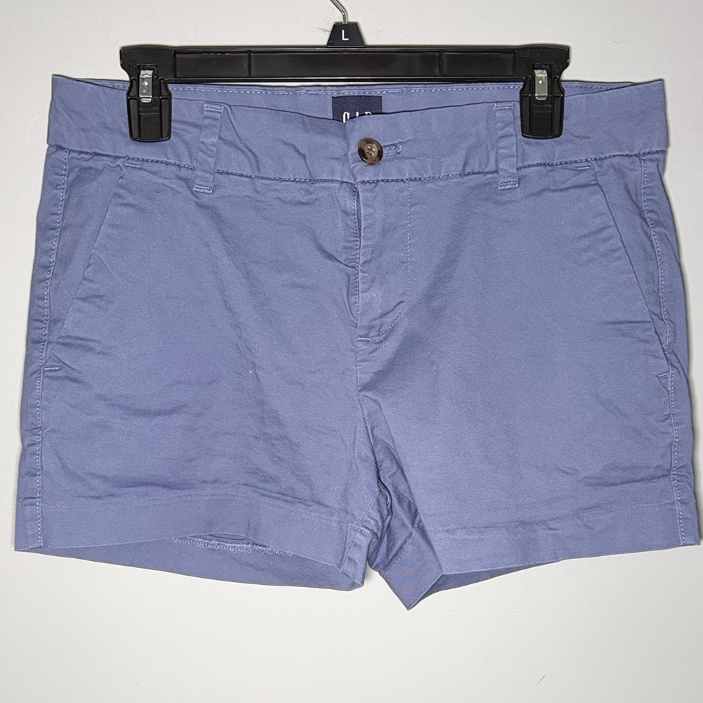GAP Women's gray Blue Bermudas relaxed girlfriend shorts